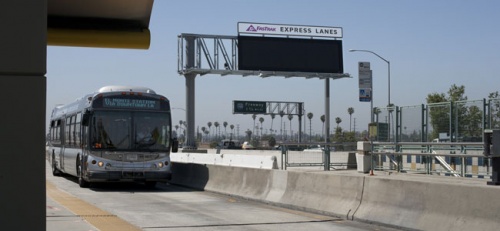 View of Los Angeles Metro ExpressLanes (credit: LACMTA)